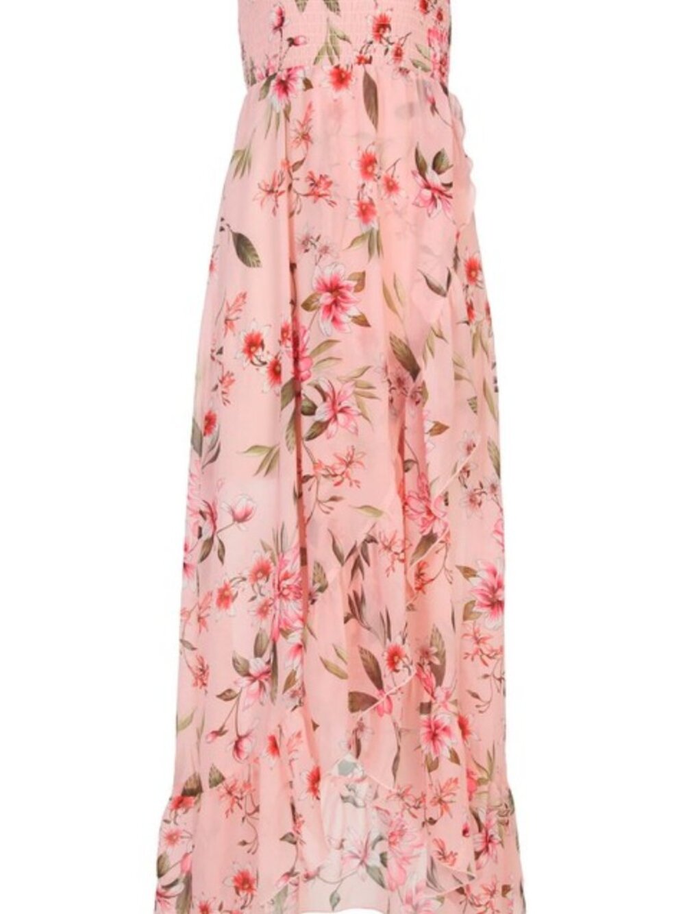 Strapless Ruffle Maxi - Ethereal Floral - Picture 3 of 7